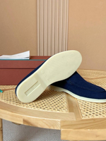 Лоферы Loro Piana Summer Walk с мехом