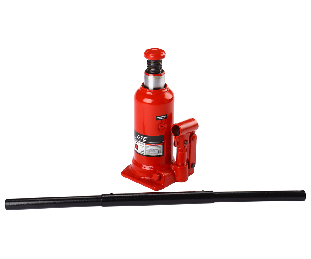 Домкрат бутылочный 10т 180-430мм GTE