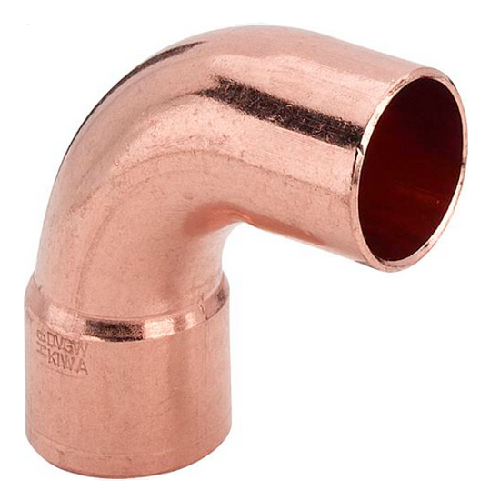 Viega отвод медный 22 мм. 90° однораструбный (серия 95001A медные фитинги под пайку)