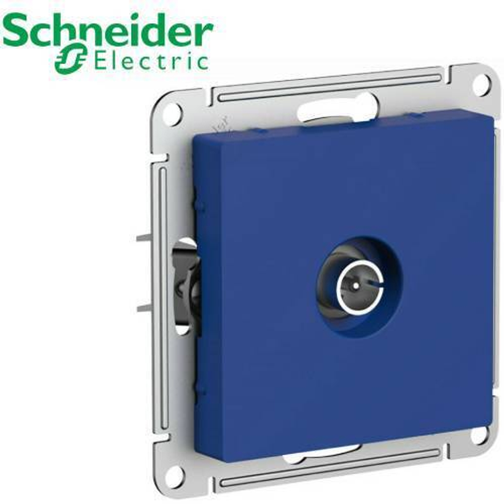 TV розетка (аквамарин) AtlasDesign Schneider ATN001193