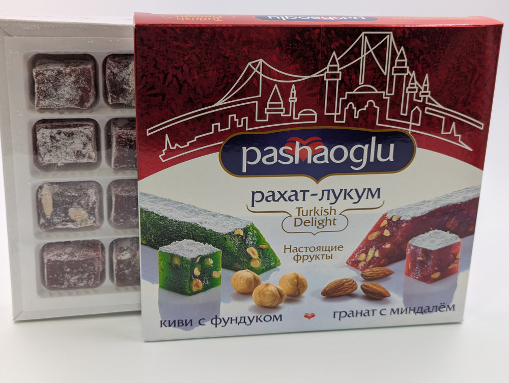 Лукум пашаоглу в упаковке КРАСНЫЙ 300гр