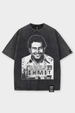 Футболка SHMOT "ESCOBAR" GARMENT DYE Черный