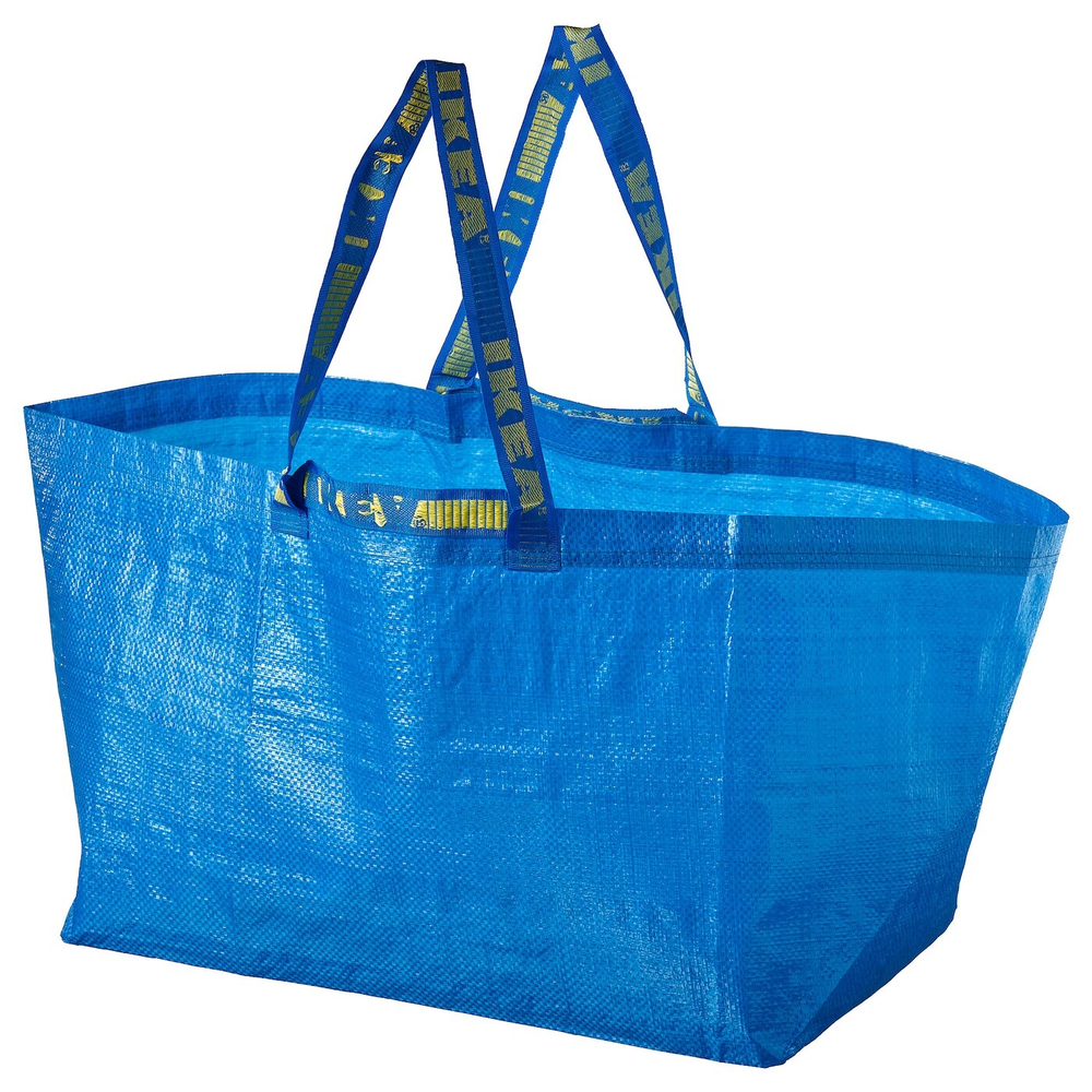 IKEA FRAKTA  (ИКЕА ФРАКТА)  -  Большая сумка, синяя, 55x37x35 см/71 л