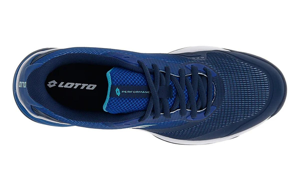 Мужские теннисные кроссовки Lotto Mirage 400 ALR - ocean blue/all white/mykonos blue