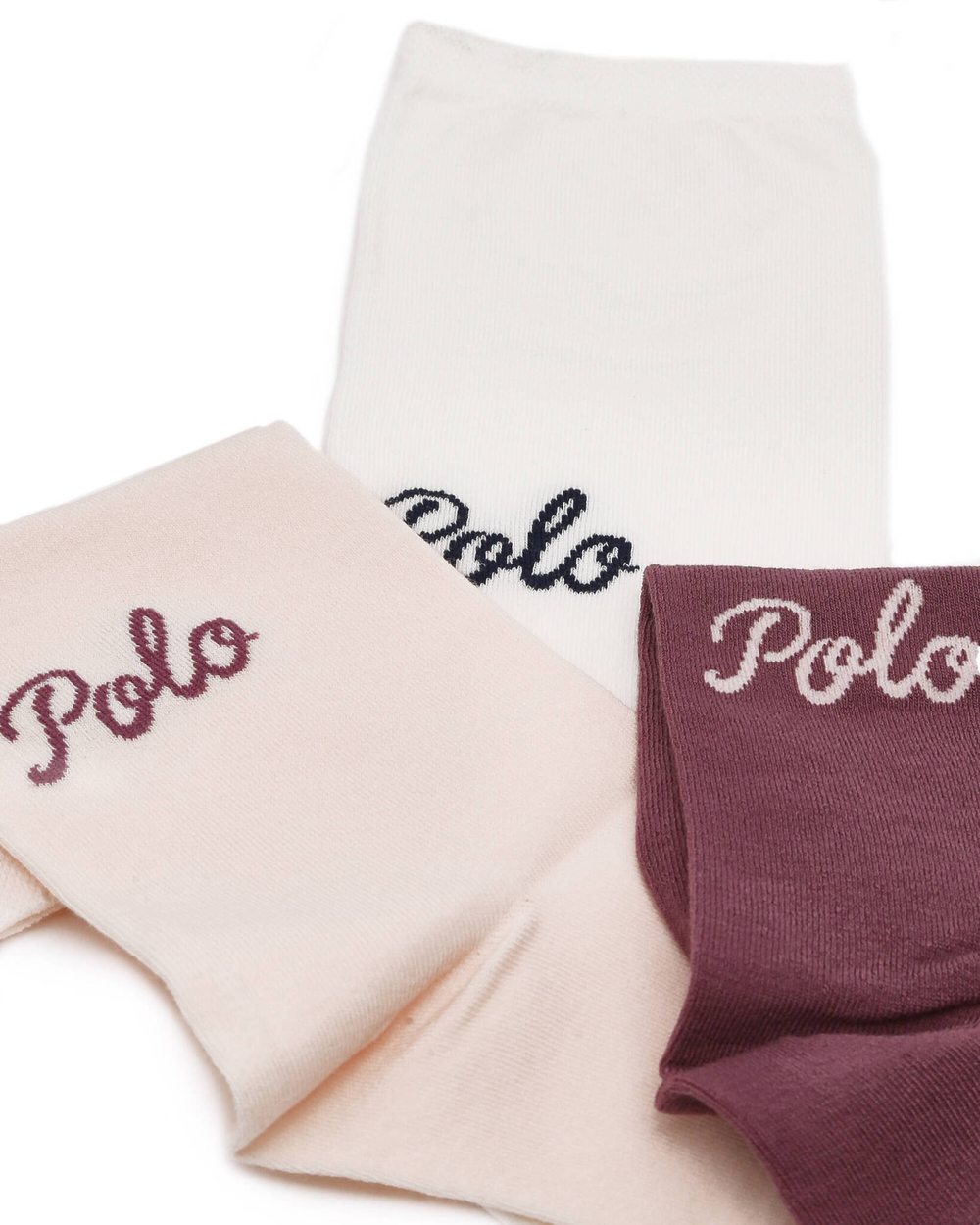 носки 3 пары POLO RALPH LAUREN - бордовый(455888851)