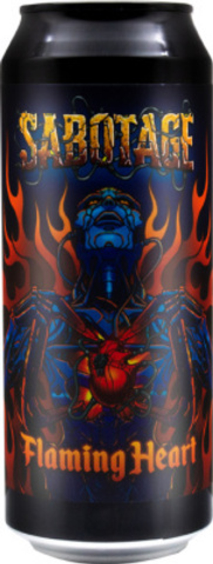 Пиво Саботаж Флэйминг Харт / Sabotage Flaming Heart 0.5 - банка