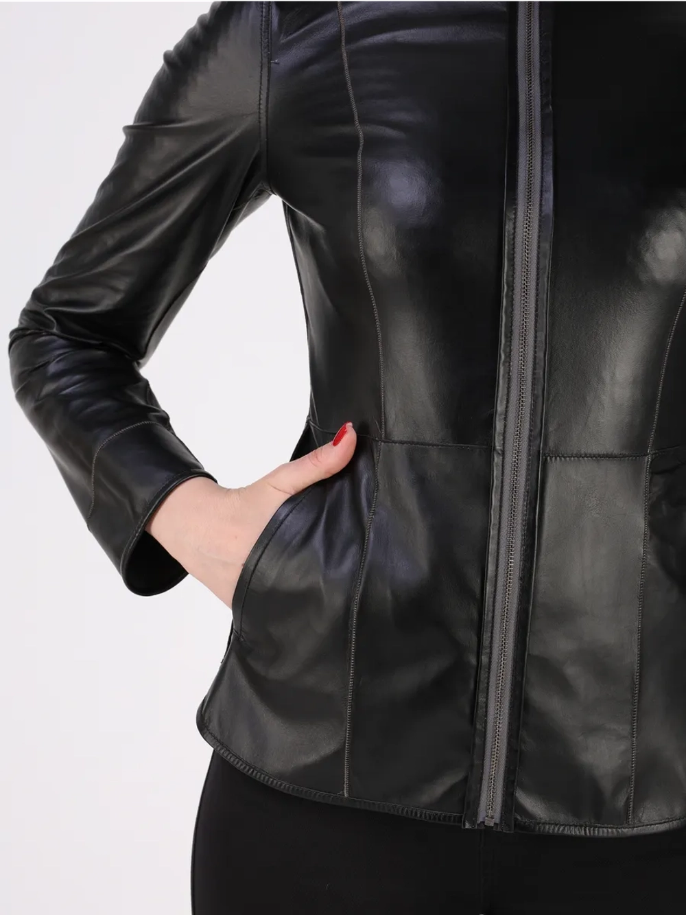 Кожаная куртка демисезонная двухсторонняя натуральная