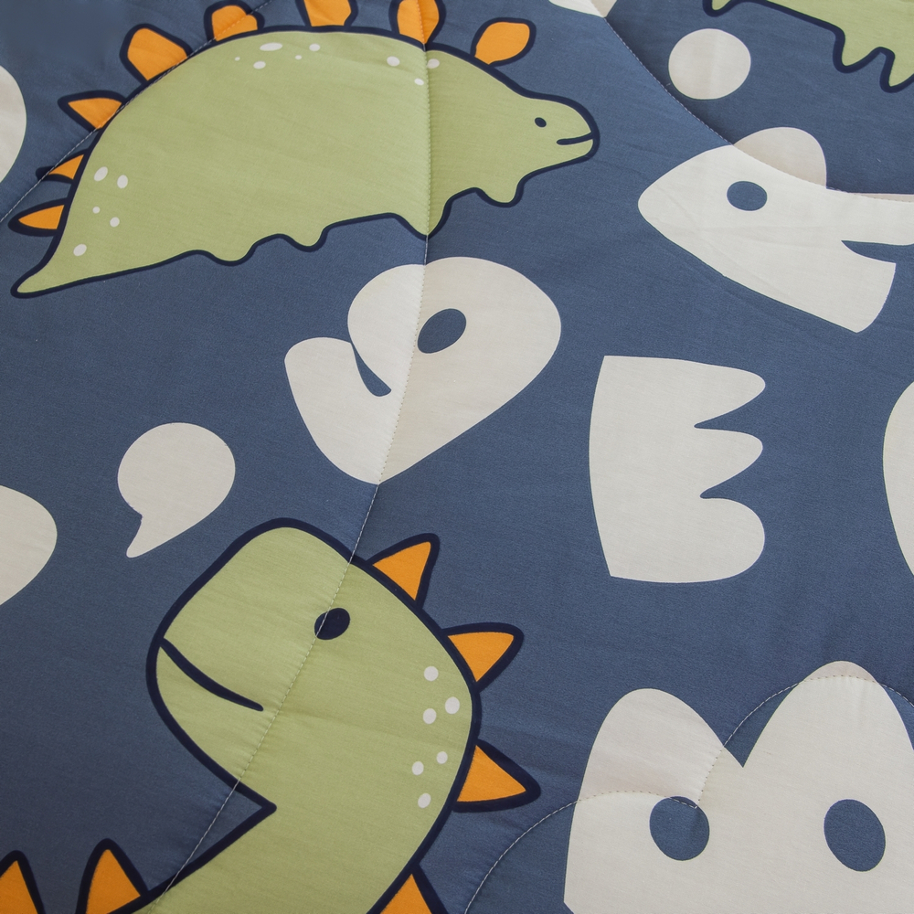 Комплект постельного белья Сатин с Одеялом Young 100% хлопок на резинке OBKR029