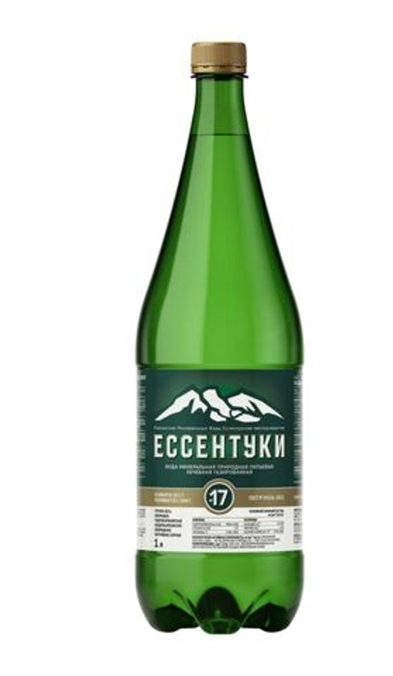 Вода мин.пит. Ессентуки №17 1 л ПЭТ