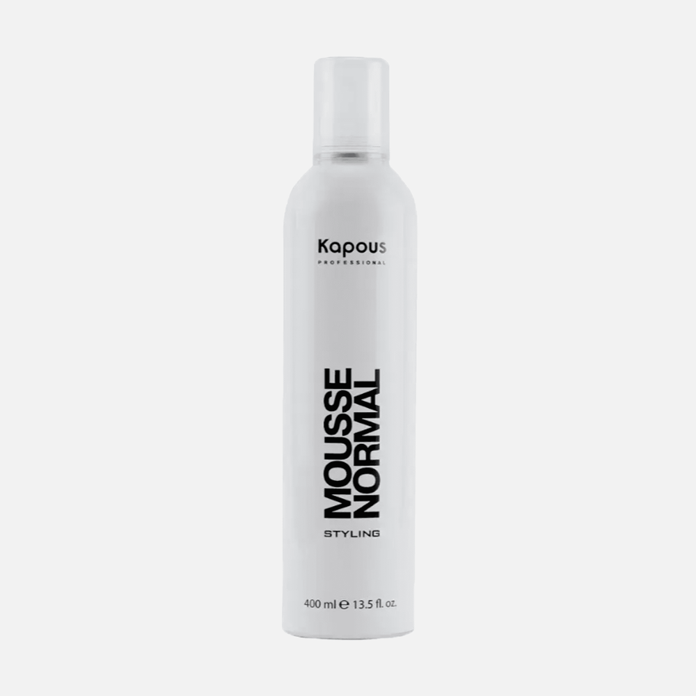 Мусс для укладки волос нормальной фиксации MOUSSE NORMAL 400 мл KAPOUS STYLING Италия