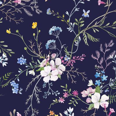 Delicate flowers (dark background)