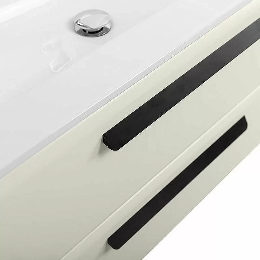 Тумба с раковиной Cezares ECO-CER-N 80 ECO-CER-N-800-2C-SO-AS-P альпака брашированная