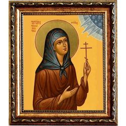 Татиана Чекмазова преподобномученица, послушница. Икона на холсте.