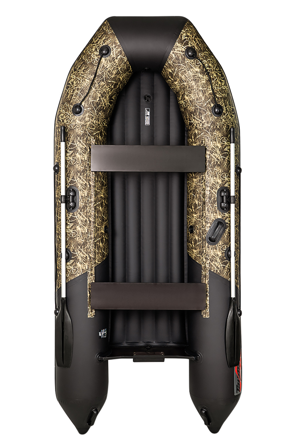 Таймень NX 3200 НДНД камыш-черный + BST 40 L (комплект лодка + электромотор)