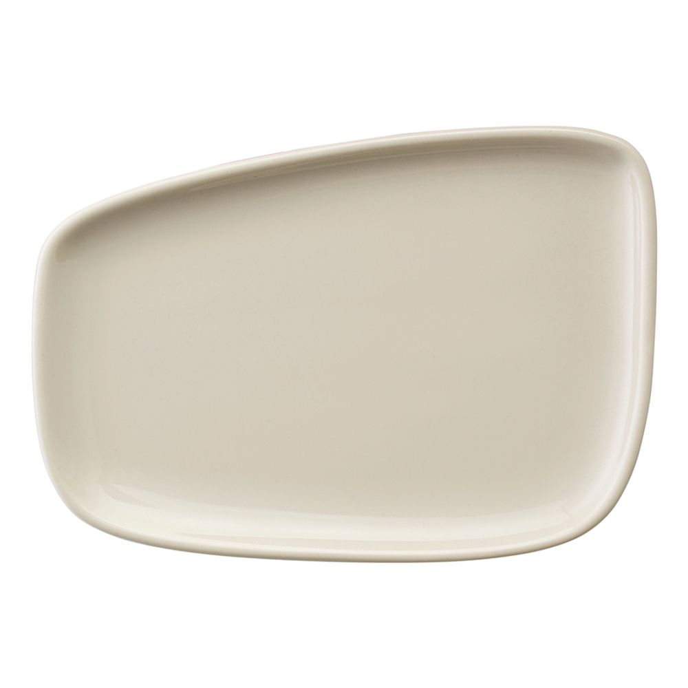 Набор из 4-х сервировочных тарелок на деревянном подносе sorrento