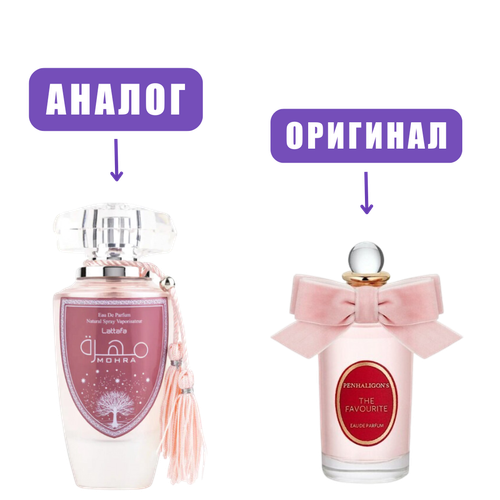 LATTAFA MOHRA Silky Rose edP 100ml lady (версия PenhaligonsTheFavourite) марк