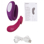 Набор вибростимуляторов Satisfyer Partner Box 1: вибровкладка в трусики Sexy Secret+ вибратор для пар Double joy