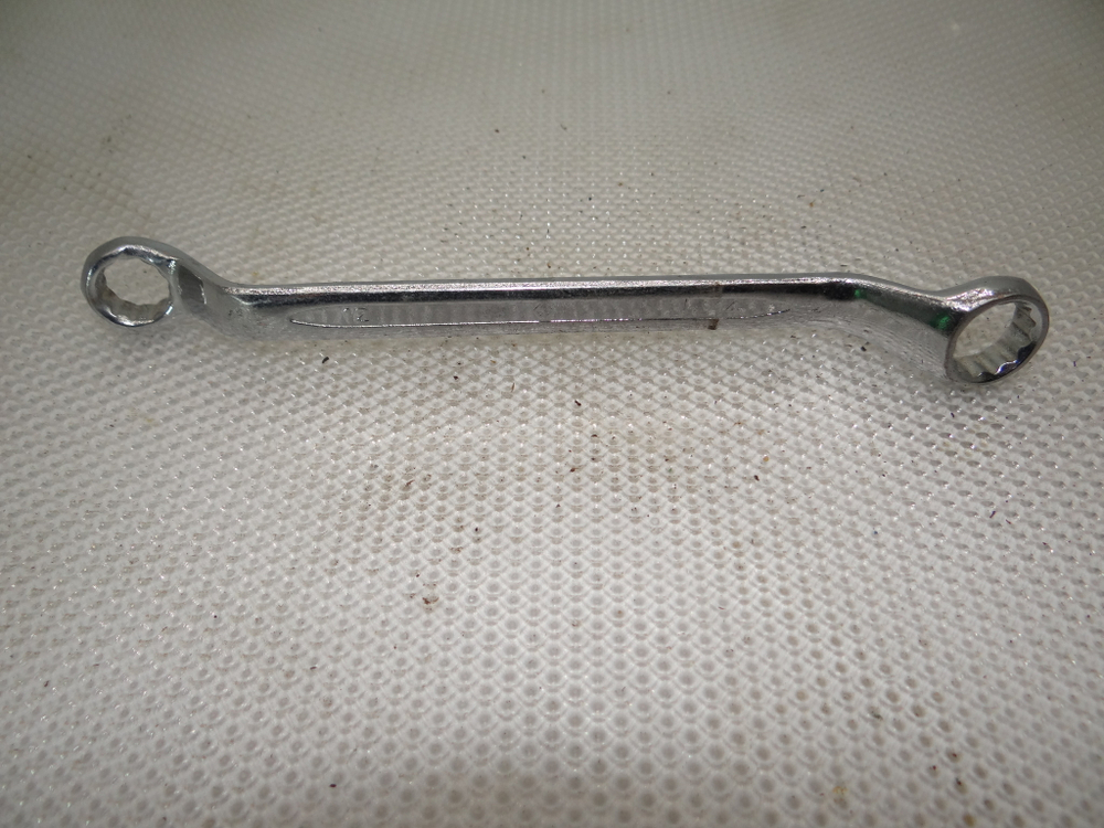 Ключ накидной коленчатый 2-хсторонний 12х14мм CHROME VANADIUM