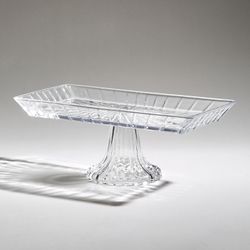 БЛЮДО НА НОЖКЕ "GLASS LEGEND" 28Х14Х12 СМ
