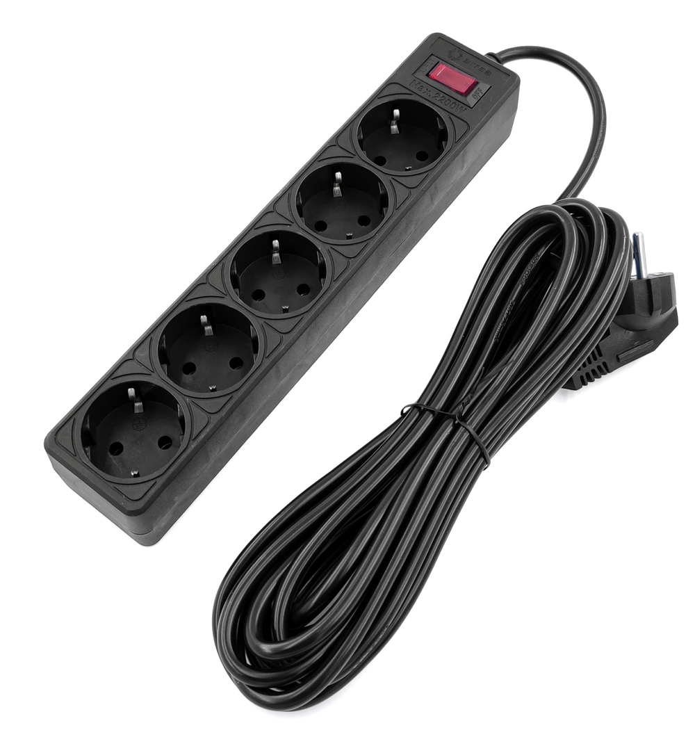 Фильтр сетевой на 5розеток-5,0м. 5Bites SP5-550 GARDA