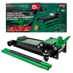 Домкрат подкатной гидравлический 5т (h min-90мм, h max-550мм) RockForce RF-TR50001 (JP)