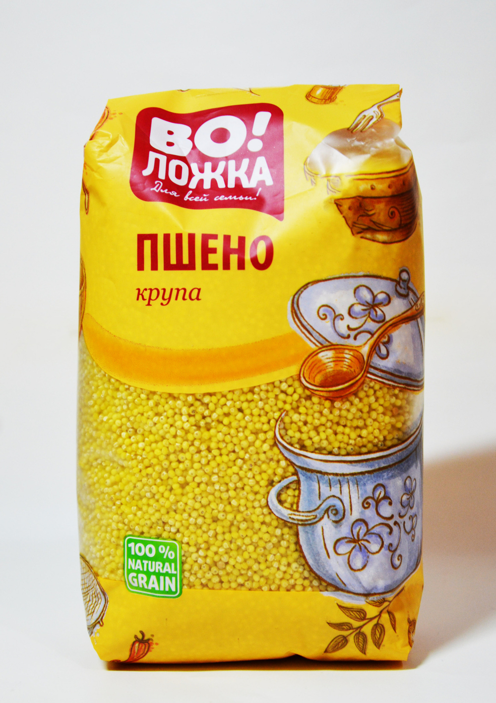 Крупа пшено Воложка Янтарное 800 г
