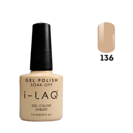 Гель лак для ногтей I-laq  136, 7,3 мл.