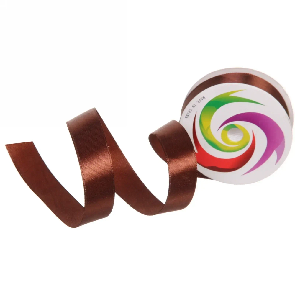 Лента для декорирования «Радуга» 2,0 см, 5 м, Шоколад