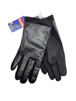 Перчатки. Мужские. Материал верха: Эко кожа. Замша. Подклад: Плюш-флис. Сенсорные. 12 шт в упаковке.