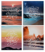 Тетрадь А5 48л. клетка "Travel Леттеринг" мет.гребень, УФ-лак (ПОЛИНОМ)