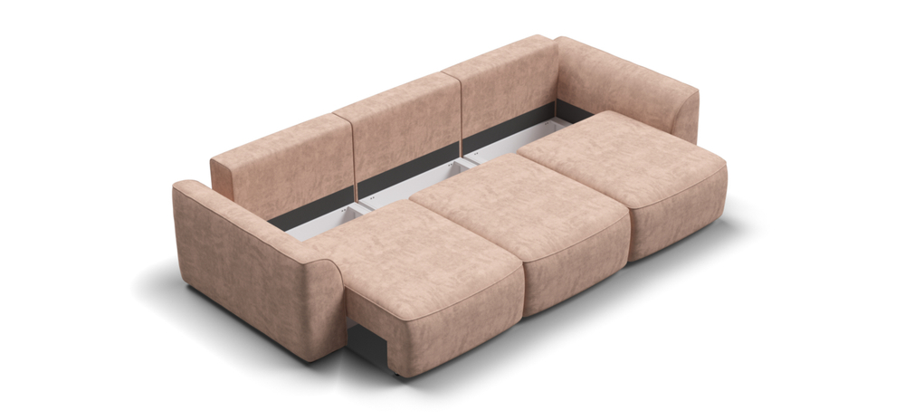 Диван KING MODOOL MAX Велюр Royal пион