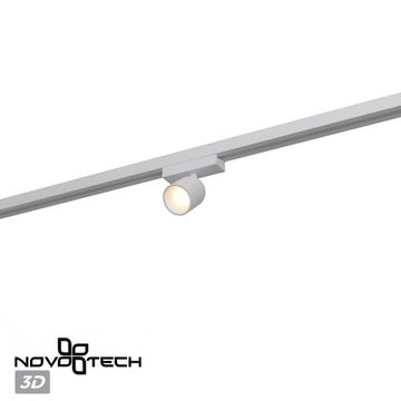 Светильник трековый однофазный двухжильный 10W 3000К 359805 белый SOLETTE Novotech