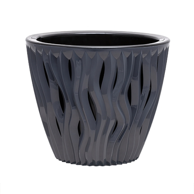 Кашпо "Вдохновение" (7,5л.) Цв. Антрацит