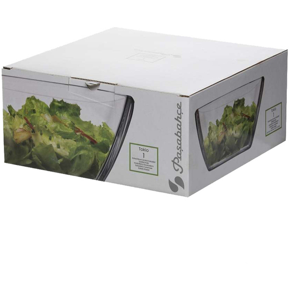 Салатник стеклянный 24см*24см «Токио» 53076B