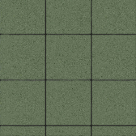 Тротуарная плитка КВАДРАТ 300х300 мм - Стандарт Зеленый