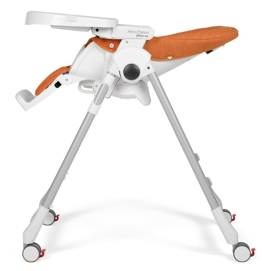 Стульчик для кормления Peg Perego Prima Pappa Follow Me Wonder Orange New