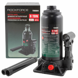Домкрат бутылочный 8т с клапаном (h min 200мм,h max 400мм) RockForce##Rock FORCE RF-T90804(DS)