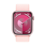 Часы Apple Watch Series 9 GPS, спортивный ремешок розового цвета