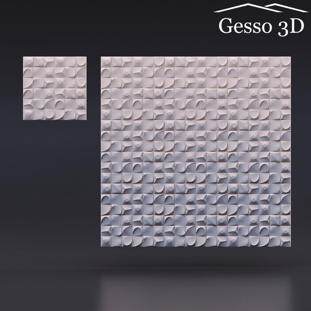 Гипсовая 3D панель Песочные города