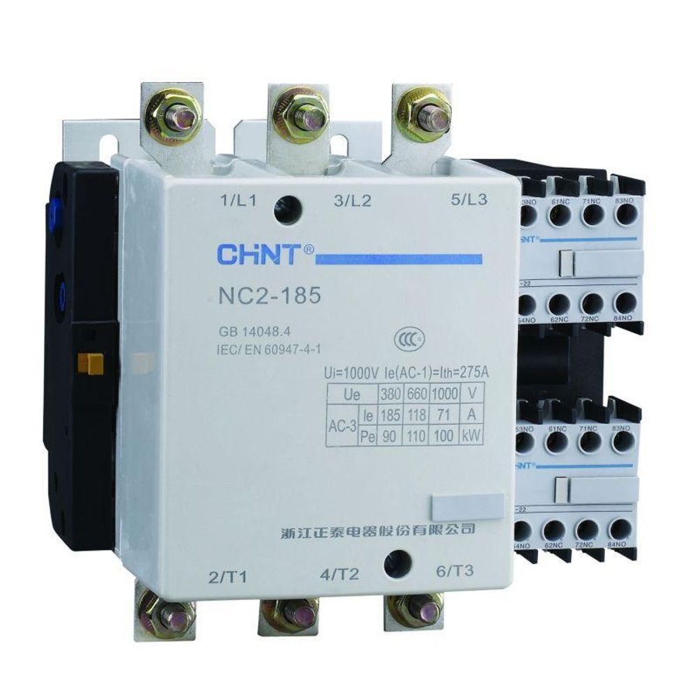 Контактор NC2-185 185А 110В AC-3 50Гц (R) CHINT 236580
