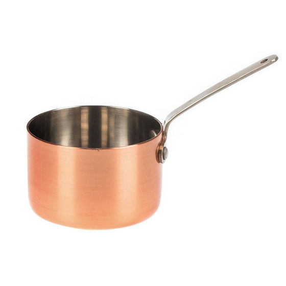 Кастрюля сотейник для подачи 9 см h5 см 300 мл   нерж. цвет медь P.L. Proff Cuisine