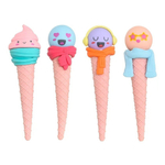 Ластик Qihao, фигурный, разборный, серия "Мороженое", корпус в форме рожка мороженого