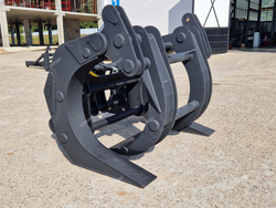 Бревнозахват на экскаватор-погрузчик