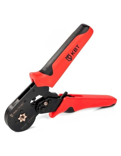 Пресс-клещи шестигранные ПКВш-10 серия ПРОФИ (кримпер) для опрессовки втулочных наконечников