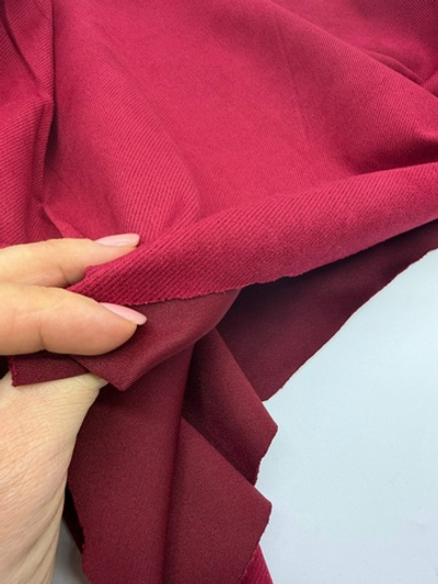 Замша твил марсала