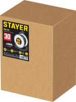 STAYER PRO-325, КГ, 3 х 2.5 мм2, 30 м, 4000 Вт, IP44, силовой удлинитель на стальной катушке (55076-30)