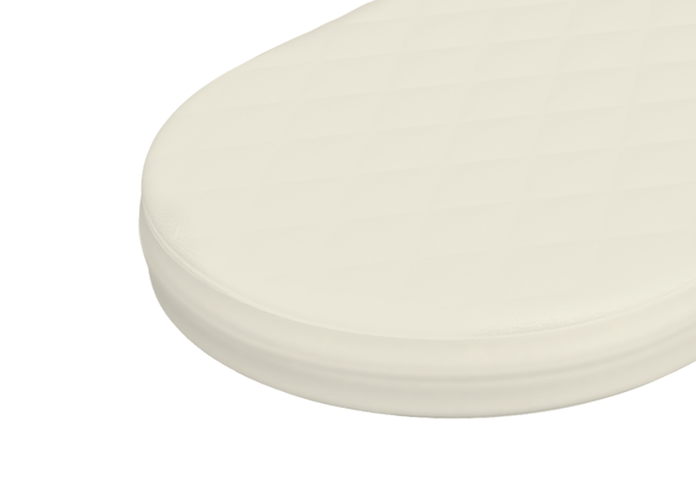 Простынь для кроватки Ellipsebed (молочный, сатин)