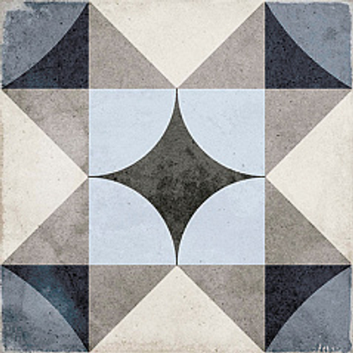 Керамогранит ART NOUVEAU Palais Blue 20х20/ЭКИПЕ АР НУВО Палаис Блю 20х20