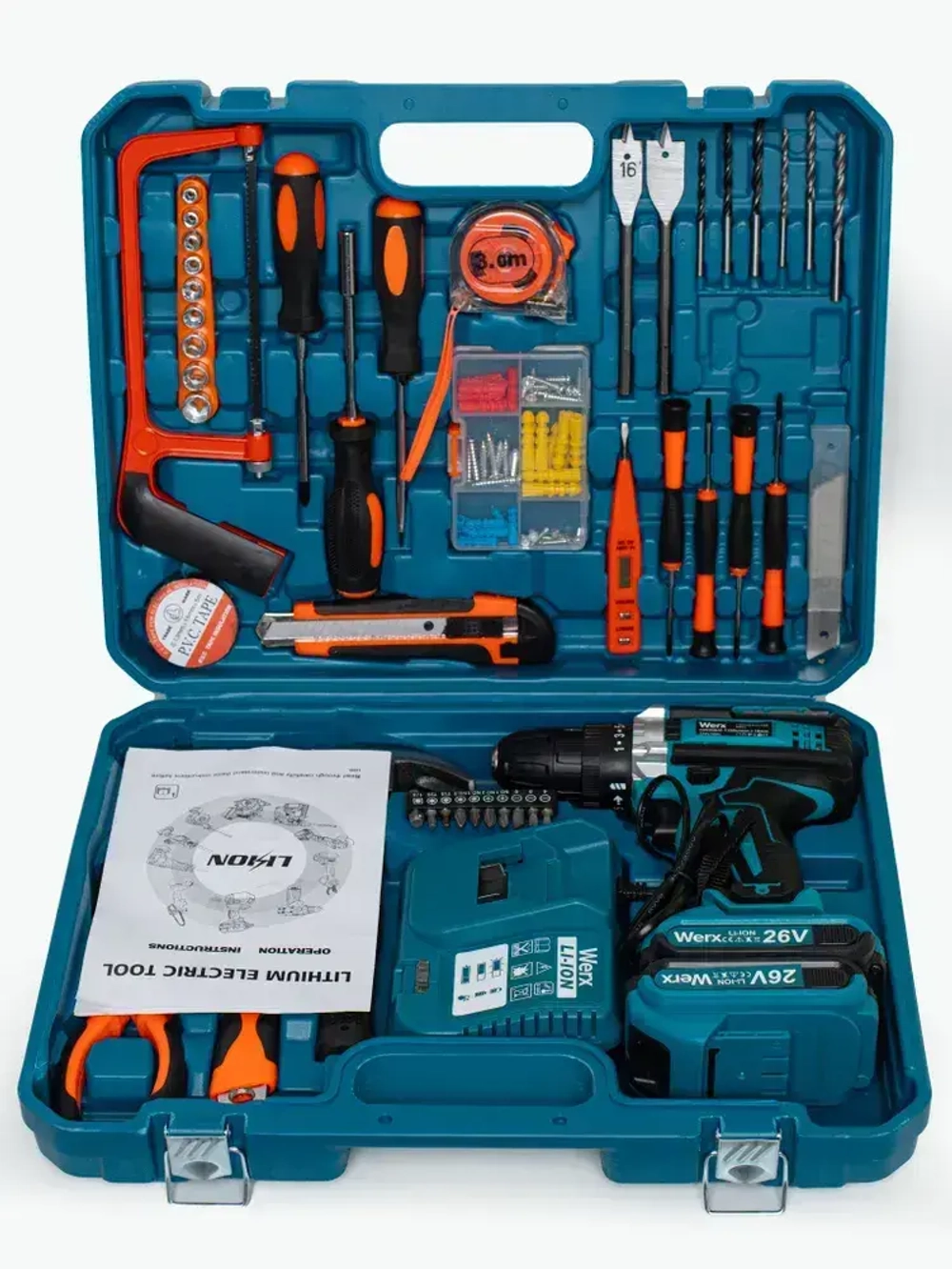 Werx Дрель-шуруповерт, 2 АКБ