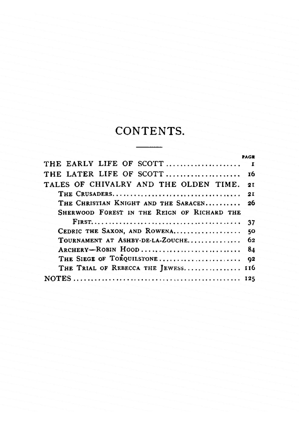 Tales of chivalry and the olden time | Scott Walter